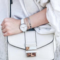 Shop Authentic Daniel Wellington Petite Bondi White Dial White Leather Strap Watch For Women - DW00100190 - Luxxuri