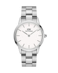  Shop Authentic Daniel Wellington Iconic Link White Dial Silver Steel Strap Watch for Women - DW00100203 - Luxxuri