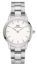  Shop Authentic Daniel Wellington Iconic Link White Dial Silver Steel Strap Watch For Women - DW00100205 - Luxxuri