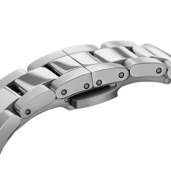  Shop Authentic Daniel Wellington Iconic Link Black Dial Silver Steel Strap Watch For Women - DW00100206 - Luxxuri