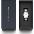  Shop Authentic Daniel Wellington Iconic Link White Dial Silver Steel Strap Watch For Women - DW00100207 - Luxxuri