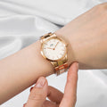  Shop Authentic Daniel Wellington Iconic Link White Dial Rose Gold Steel Strap Watch For Women - DW00100211 - Luxxuri