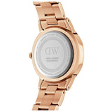  Shop Authentic Daniel Wellington Iconic Link Black Dial Rose Gold Steel Strap Watch for Women - DW00100212 - Luxxuri