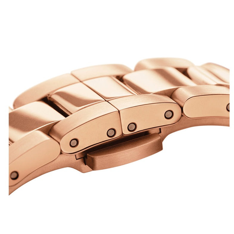  Shop Authentic Daniel Wellington Iconic Link Analog Black Dial Rose Gold Steel Strap Watch For Women - DW00100214 - Luxxuri