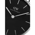  Shop Authentic Daniel Wellington Petite Sterling Black Dial Silver Mesh Bracelet Watch For Women - DW00100218 - Luxxuri