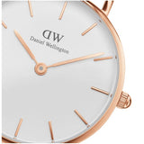  Shop Authentic Daniel Wellington Classic Petite Reading White Dial Black Leather Strap Watch For Women - DW00100229 - Luxxuri