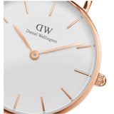  Shop Authentic Daniel Wellington Classic Petite St Mawes White Dial Brown Leather Strap Watch For Women - DW00100231 - Luxxuri