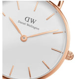  Shop Authentic Daniel Wellington Classic Petite York White Dial Brown Leather Strap Watch For Women - DW00100176 - Luxxuri