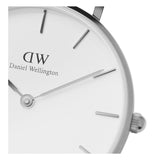  Shop Authentic Daniel Wellington Petite Sterling White Dial Silver Mesh Bracelet Watch For Women - DW00100220 - Luxxuri