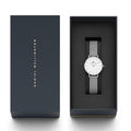  Shop Authentic Daniel Wellington Petite Sterling White Dial Silver Mesh Bracelet Watch For Women - DW00100220 - Luxxuri