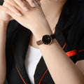  Shop Authentic Daniel Wellington Classic Petite Bristol Black Dial Brown Leather Strap Watch For Women - DW00100221 - Luxxuri