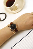  Shop Authentic Daniel Wellington Classic Petite St Mawes Black Dial Brown Leather Strap Watch For Women - DW00100225 - Luxxuri