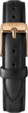  Shop Authentic Daniel Wellington Classic Petite Sheffield White Dial Black Leather Strap Watch For Women - DW00100230 - Luxxuri