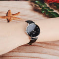  Shop Authentic Daniel Wellington Classic Petite Reading Black Dial Black Leather Strap Watch For Women - DW00100235 - Luxxuri