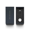  Shop Authentic Daniel Wellington Classic Petite Reading White Dial Black Leather Strap Watch For Women - DW00100241 - Luxxuri