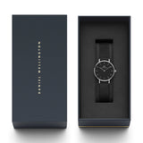  Shop Authentic Daniel Wellington Petite Ashfield Black Dial Black Mesh Strap Watch For Women - DW00100246 - Luxxuri