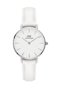  Shop Authentic Daniel Wellington Petite Bondi White Dial White Leather Strap Watch For Women - DW00100250 - Luxxuri