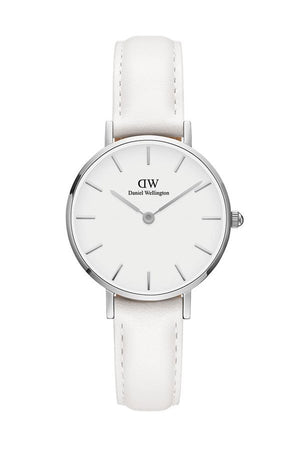  Shop Authentic Daniel Wellington Petite Bondi White Dial White Leather Strap Watch For Women - DW00100250 - Luxxuri