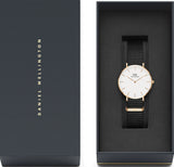  Shop Authentic Daniel Wellington Classic Petite Cornwall White Dial Green NATO Strap Watch For Women - DW00100253 - Luxxuri