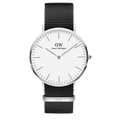  Shop Authentic Daniel Wellington Classic Petite Cornwall White Dial Black Nylon Strap Watch For Women - DW00100252 - Luxxuri