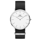  Shop Authentic Daniel Wellington Classic Petite Cornwall White Dial Black Nylon Strap Watch For Women - DW00100252 - Luxxuri