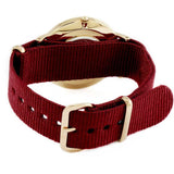  Shop Authentic Daniel Wellington Classic Roselyn White Dial Maroon Nylon Strap Watch For Women - DW00100267 - Luxxuri