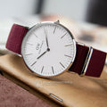  Shop Authentic Daniel Wellington Classic Roselyn White Dial Red NATO Strap Watch For Women - DW00100268 - Luxxuri