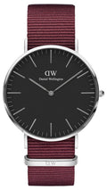  Shop Authentic Daniel Wellington Classic Roselyn Black Dial Red NATO Strap Dial Watch For Women - DW00100270 - Luxxuri