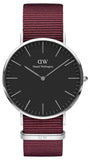  Shop Authentic Daniel Wellington Classic Roselyn Black Dial Red NATO Strap Dial Watch For Women - DW00100270 - Luxxuri