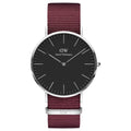 Shop Authentic Daniel Wellington Classic Roselyn Black Dial Red NATO Strap Dial Watch For Women - DW00100270 - Luxxuri