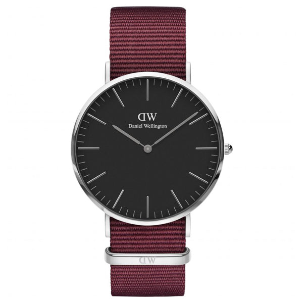  Shop Authentic Daniel Wellington Classic Roselyn Black Dial Red NATO Strap Dial Watch For Women - DW00100270 - Luxxuri