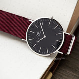  Shop Authentic Daniel Wellington Classic Roselyn Black Dial Red NATO Strap Dial Watch For Women - DW00100270 - Luxxuri