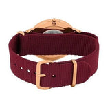  Shop Authentic Daniel Wellington Classic Roselyn Black Dial Maroon Nylon Strap Watch For Women - DW00100273 - Luxxuri