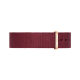  Shop Authentic Daniel Wellington Classic Roselyn Black Dial Maroon Nylon Strap Watch For Women - DW00100269 - Luxxuri