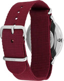  Shop Authentic Daniel Wellington Classic Roselyn Black Dial Maroon Nylon Strap Watch For Women - DW00100274 - Luxxuri