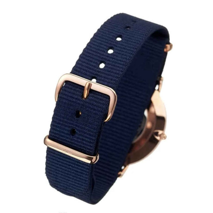  Shop Authentic Daniel Wellington Classic Bayswater Black Dial Black NATO Strap Watch For Women - DW00100281 - Luxxuri