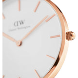  Shop Authentic Daniel Wellington Petite Melrose White Dial Rose Gold Mesh Strap Watch For Women - DW00100305 - Luxxuri