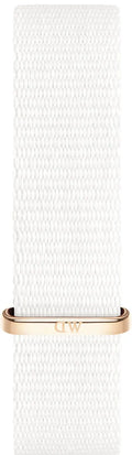  Shop Authentic Daniel Wellington Classic Petite Dover White Dial White Nylon Strap Watch For Women - DW00100311 - Luxxuri