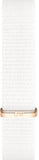  Shop Authentic Daniel Wellington Classic Petite Dover White Dial White Nylon Strap Watch For Women - DW00100313 - Luxxuri