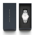  Shop Authentic Daniel Wellington Iconic White Dial Silver Steel Strap Watch For Men - DW00100341 - Luxxuri