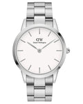  Shop Authentic Daniel Wellington Iconic White Dial Silver Steel Strap Watch For Men - DW00100341 - Luxxuri