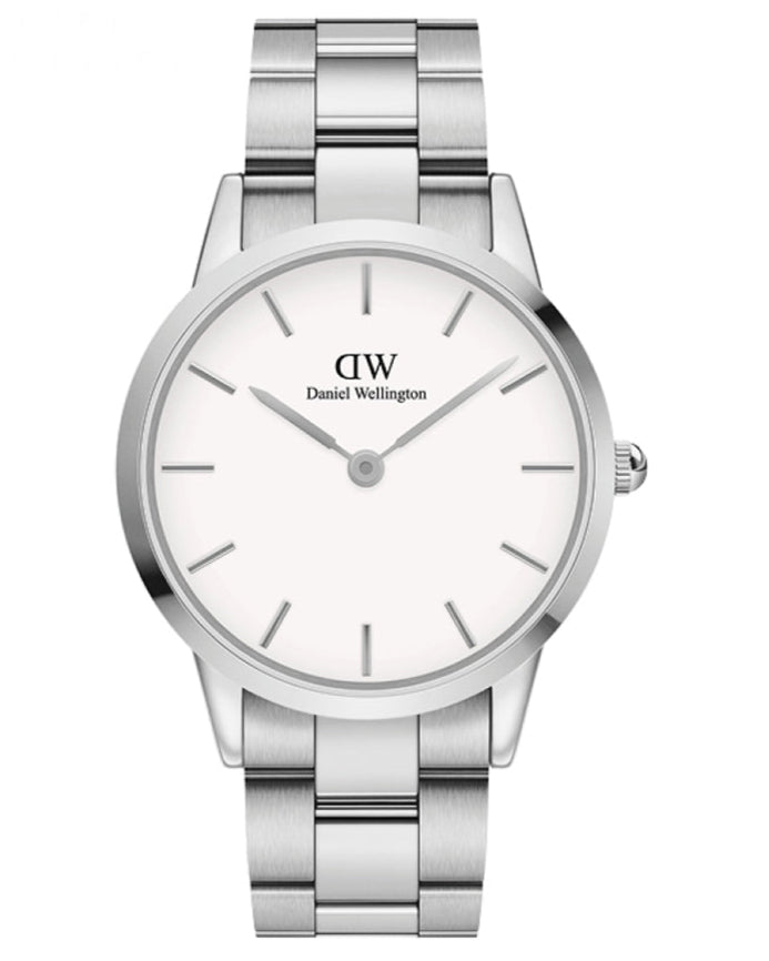  Shop Authentic Daniel Wellington Iconic White Dial Silver Steel Strap Watch For Men - DW00100341 - Luxxuri