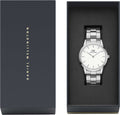  Shop Authentic Daniel Wellington Iconic White Dial Silver Steel Strap Watch For Men - DW00100341 - Luxxuri