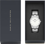  Shop Authentic Daniel Wellington Iconic White Dial Silver Steel Strap Watch For Men - DW00100341 - Luxxuri