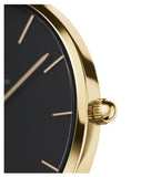  Shop Authentic Daniel Wellington Classic Petite Black Dial Gold Mesh Bracelet Watch For Women - DW00100347 - Luxxuri