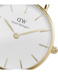  Shop Authentic Daniel Wellington Classic Petite Evergold White Dial Gold Mesh Bracelet Watch For Women - DW00100350 - Luxxuri