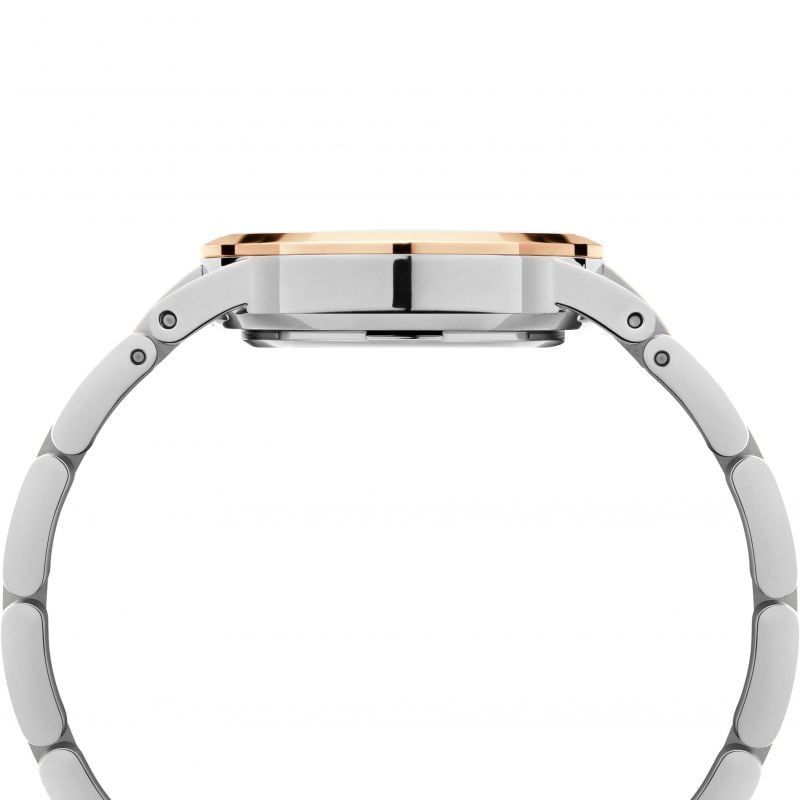  Shop Authentic Daniel Wellington Iconic Link White Dial Two Tone Steel Strap Watch For Women - DW00100358 - Luxxuri