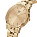  Shop Authentic Daniel Wellington Iconic Link Unitone Gold Dial Gold Steel Strap Watch For Women - DW00100403 - Luxxuri