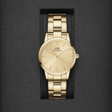  Shop Authentic Daniel Wellington Iconic Link Unitone Gold Dial Gold Steel Strap Watch For Women - DW00100403 - Luxxuri
