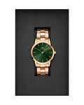  Shop Authentic Daniel Wellington Iconic Link Emerald Green Dial Rose Gold Steel Strap Watch For Women - DW00100419 - Luxxuri